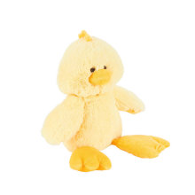 Animales de granja juguetes blandos peluche de peluche de juguete de pato amarillo para la venta